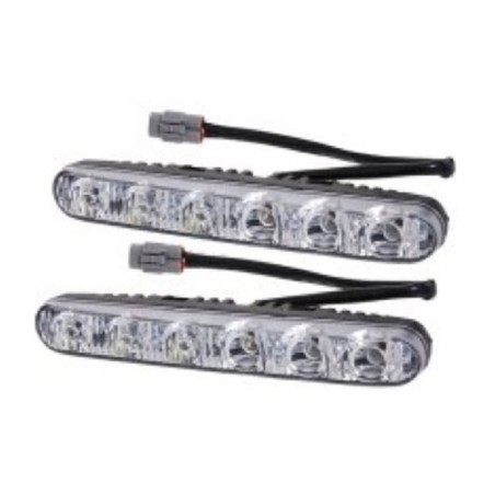 GÜNDÜZ LEDİ FARI DİKDÖRTGEN 6 LEDLİ METAL 170X20X35MM 0806009 KGN