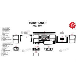 MAUN KAPLAMA FORD TRANSİT 10-14 BEYAZ 24PRÇ 37384-1 MERİÇ