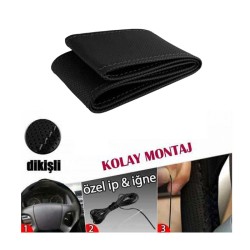 DİREKSİYON KILIFI DİKME 38CM DÜZ DESEN GRİ DİKİŞ 90MM KLÇ KLCDDK-90G K
