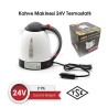 KAHVE MAKİNESİ KETTLE MODEL EV TİP TERMOSTATLI 24V 1 LT 2910106 CARUB