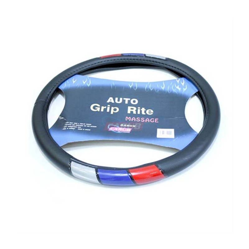 DİREKSİYON KILIFI 42CM FOSFORLU MAVİ-GRİ-KIRMIZI 1841412 CARUB