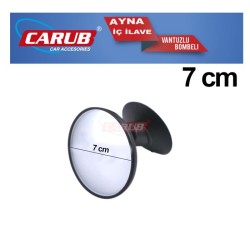 AYNA MERCEK VANTUZLU YUVARLAK KÜÇÜK 7CM OPTİCAL 0221166 CARUB