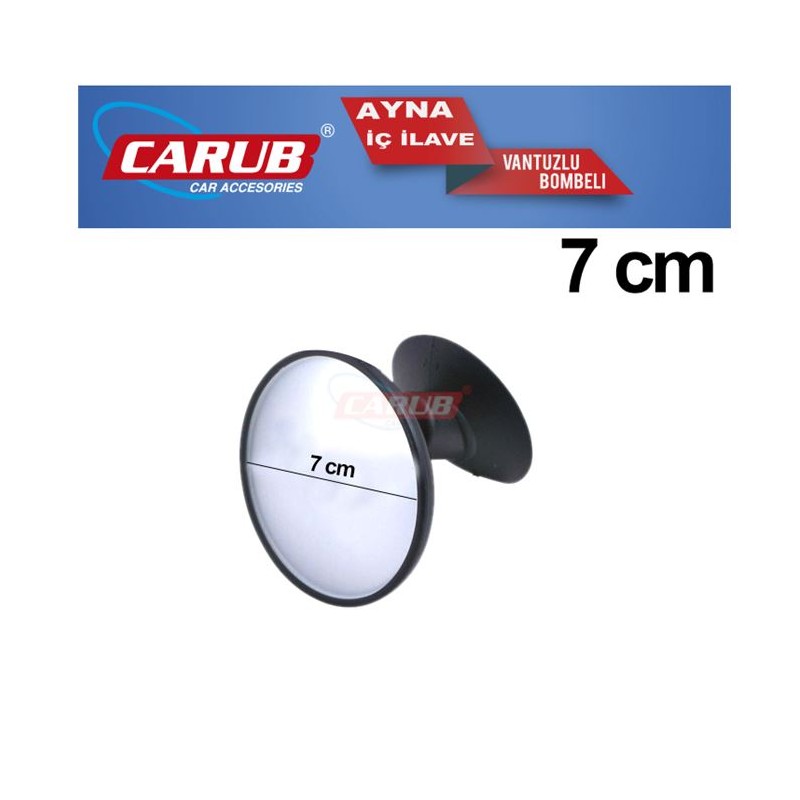 AYNA MERCEK VANTUZLU YUVARLAK KÜÇÜK 7CM OPTİCAL 0221166 CARUB