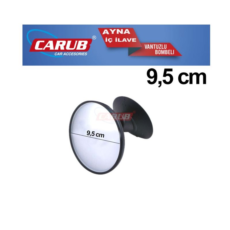 AYNA MERCEK VANTUZLU YUVARLAK BÜYÜK 9,5CM OPTİCAL 0221168 CARUB