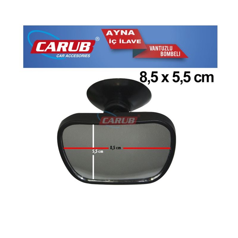 AYNA MERCEK VANTUZLU YUVARLAK OVAL 8,5X5,5CM OPTİCAL 0221169 CARUB