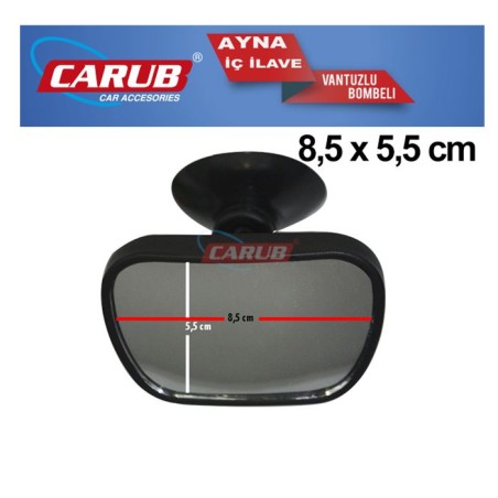 AYNA MERCEK VANTUZLU YUVARLAK OVAL 8,5X5,5CM OPTİCAL 0221169 CARUB