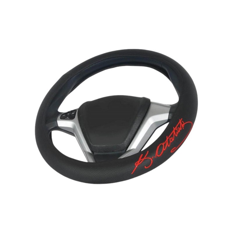 DİREKSİYON KILIFI 38CM LÜX NAKIŞLI K.ATATÜRK İMZA KIRMIZI 0408007 KGN