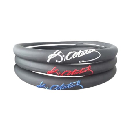 DİREKSİYON KILIFI 38CM LÜX NAKIŞLI K.ATATÜRK İMZA MAVİ 0408008 KGN