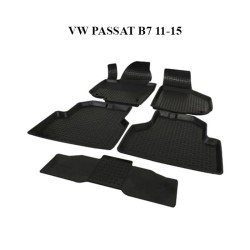 PASPAS 4D KAUÇUK ORJİNAL MODEL VW PASSAT B7 11 15 SİYAH 9108-001 İTİBA