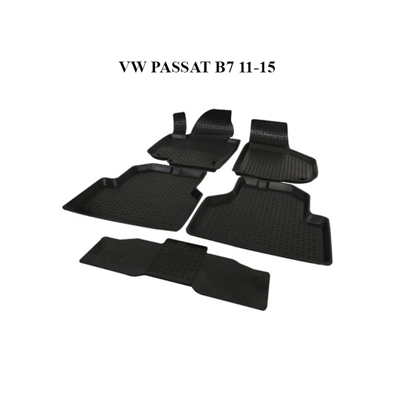 PASPAS 4D KAUÇUK ORJİNAL MODEL VW PASSAT B7 11 15 SİYAH 9108-001 İTİBA