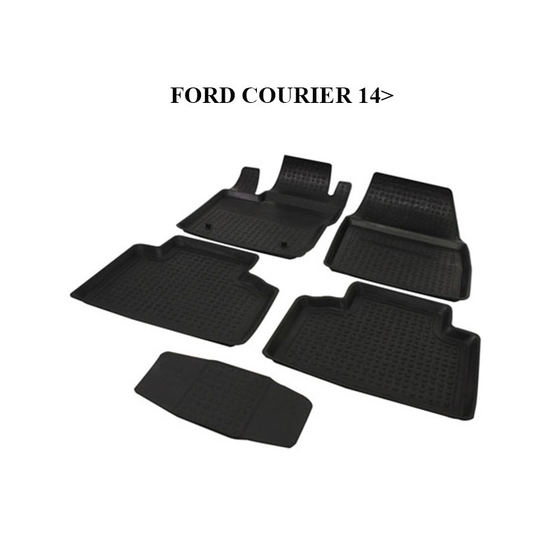 PASPAS 4D KAUÇUK ORJİNAL MODEL FORD COURİER 2014 SONRASI SİYAH 9111-00