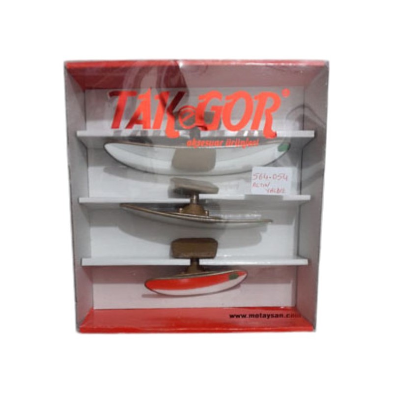 AYNA İÇ DİKİZ SET O-VA SET 3 ALTIN YALDIZLI TAKGÖR 564 054 564-054 MOT