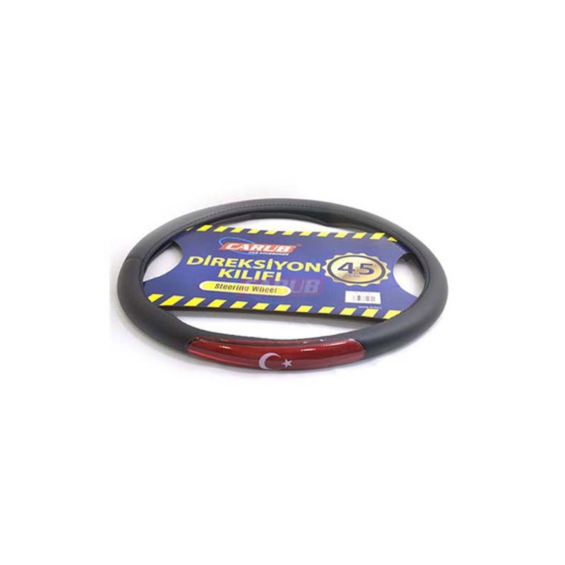 DİREKSİYON KILIFI 45CM FOSFORLU TÜRK BAYRAKLI 1830262 CARUB