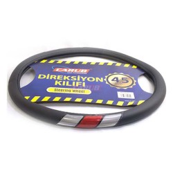 DİREKSİYON KILIFI 45CM FOSFORLU KIRMIZI-GRİ 1830264 CARUB