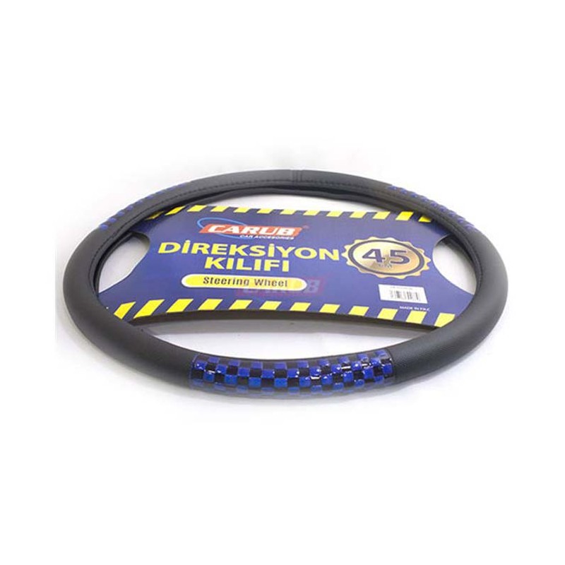 DİREKSİYON KILIFI 45CM FOSFORLU MAVİ 1830266 CARUB