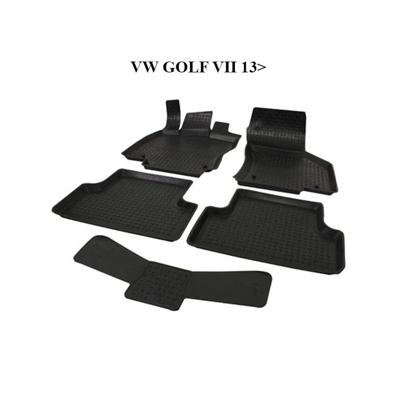 PASPAS 4D KAUÇUK ORJİNAL MODEL VW GOLF 7 2013 SONRASI SİYAH 9116-001 İ