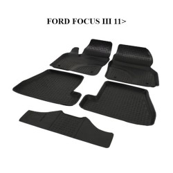 PASPAS 4D KAUÇUK ORJİNAL MODEL FORD FOCUS 3 2011 SONRASI SİYAH 9105-00