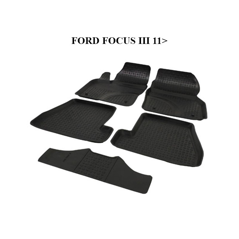 PASPAS 4D KAUÇUK ORJİNAL MODEL FORD FOCUS 3 2011 SONRASI SİYAH 9105-00
