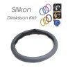 DİREKSİYON KILIFI 38CM SİLİKONLU GRİ 1832061 CARUB