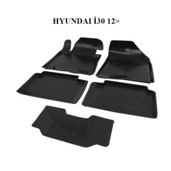 PASPAS 4D KAUÇUK ORJİNAL MODEL HYUNDAI İ30 2012 SONRASI SİYAH İTİBAR 9
