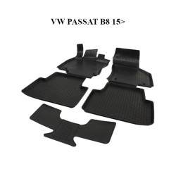 PASPAS 4D KAUÇUK ORJİNAL MODEL VW PASSAT B8 15 SONRASI SİYAH İTİBAR 91