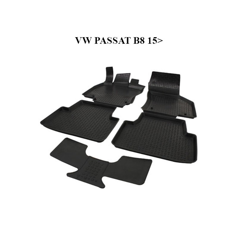 PASPAS 4D KAUÇUK ORJİNAL MODEL VW PASSAT B8 15 SONRASI SİYAH İTİBAR 91