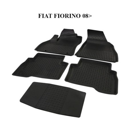 PASPAS 4D KAUÇUK ORJİNAL MODEL FIAT FİORİNO 08 SONRASI SİYAH İTİBAR 91
