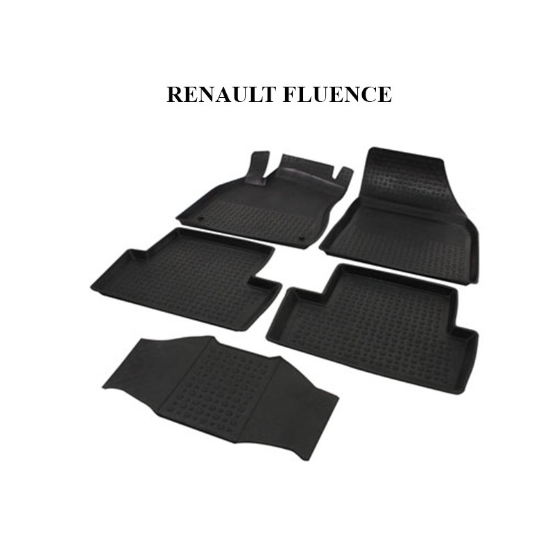 PASPAS 4D KAUÇUK ORJİNAL MODEL RENAULT FLUENCE SİYAH İTİBAR 9123-001 İ