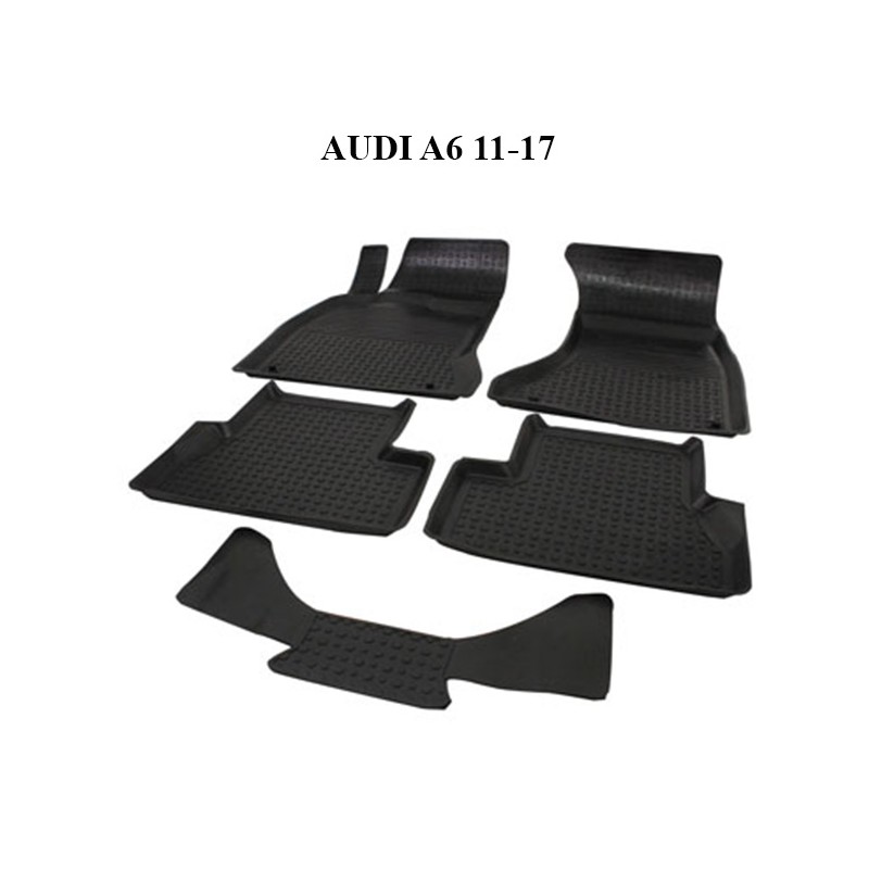 PASPAS 4D KAUÇUK ORJİNAL MODEL AUDI A6 11 17 SİYAH İTİBAR 9128-001 İTİ