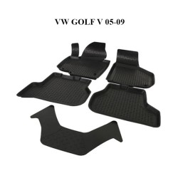 PASPAS 4D KAUÇUK ORJİNAL MODEL VW GOLF 5 2005 2009 SİYAH 9110-001 İTİB