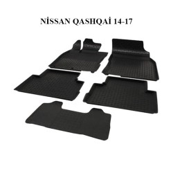 PASPAS 4D KAUÇUK ORJİNAL MODEL NISSAN QASHQAİ 14 17 SİYAH 9101-001 İTİ
