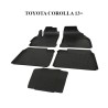 PASPAS 4D KAUÇUK ORJİNAL MODEL TOYOTA COROLLA 2013 SONRASI SİYAH 9104-