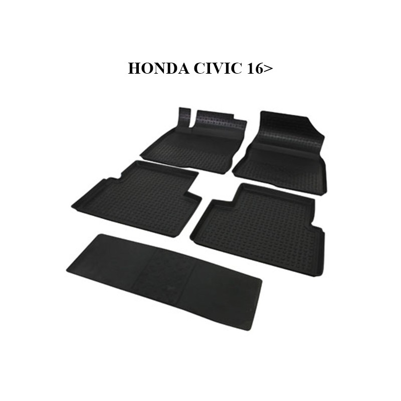 PASPAS 4D KAUÇUK ORJİNAL MODEL HONDA CİVİC 2016 SONRASI SİYAH İTİBAR 9