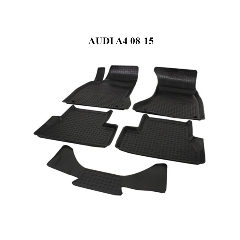PASPAS 4D KAUÇUK ORJİNAL MODEL AUDI A4 08 15 SİYAH İTİBAR 9127-001 İTİ