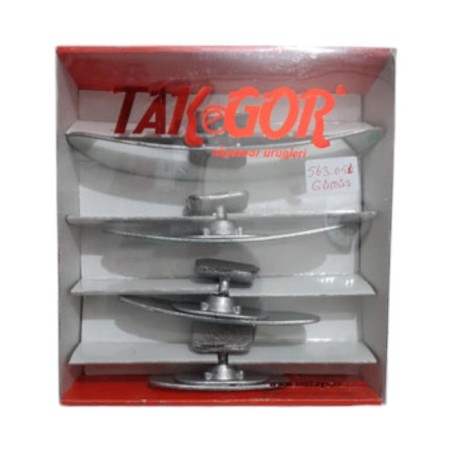 AYNA İÇ DİKİZ SET O-VA SET 4 GÜMÜŞ YALDIZLI TAKGÖR 563 051 563-051 MOT