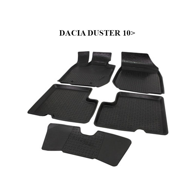 PASPAS 4D KAUÇUK ORJİNAL MODEL DACIA DUSTER 2010 SONRASI SİYAH 9147-00