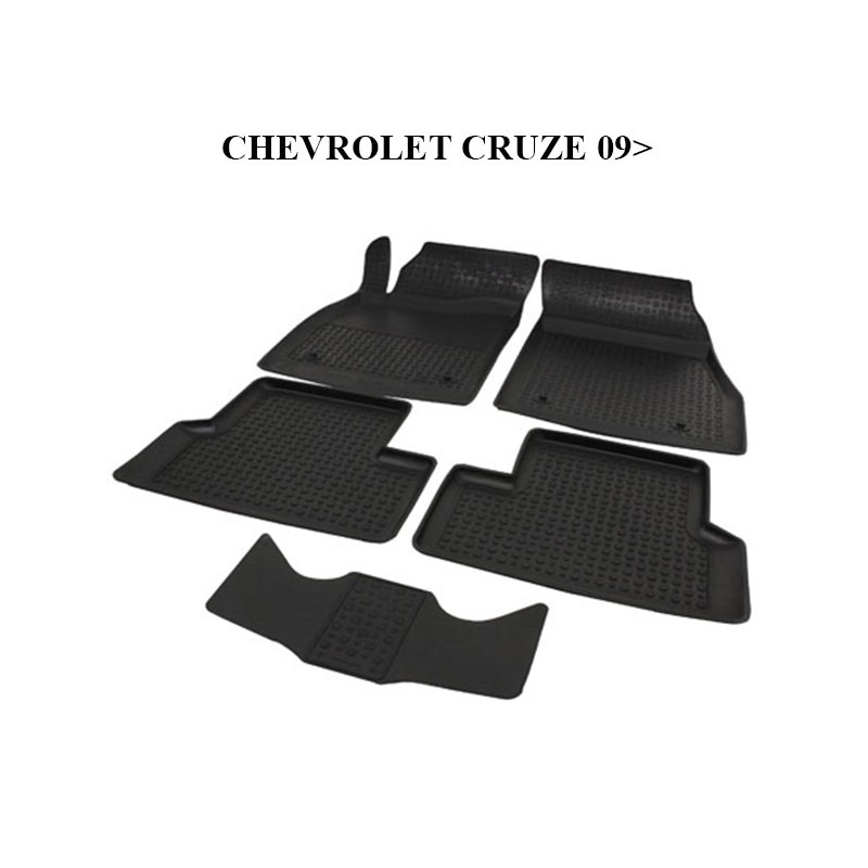 PASPAS 4D KAUÇUK ORJİNAL MODEL CHEVROLET CRUZE 09 SONRASI SİYAH 9120-0