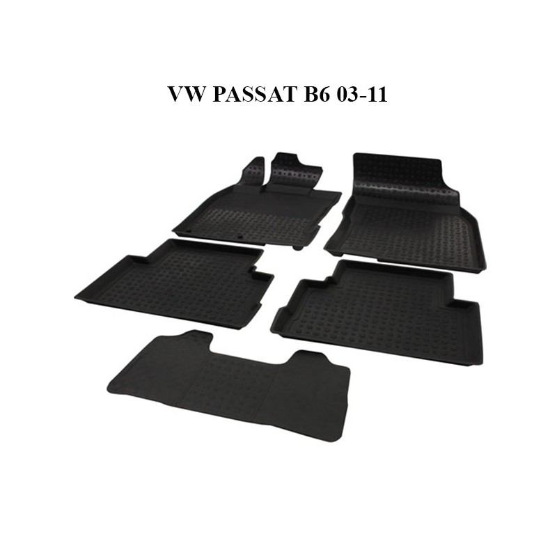 PASPAS 4D KAUÇUK ORJİNAL MODEL VW PASSAT B6 2003 2011 SİYAH 9160-001 İ