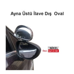 AYNA KÖR NOKTA EĞİTMEN AYNA ÜSTÜ İLAVE NİKELAJLI BÜYÜK 0221178 CARUB