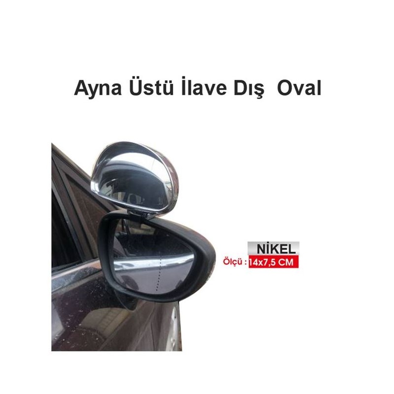 AYNA KÖR NOKTA EĞİTMEN AYNA ÜSTÜ İLAVE NİKELAJLI BÜYÜK 0221178 CARUB