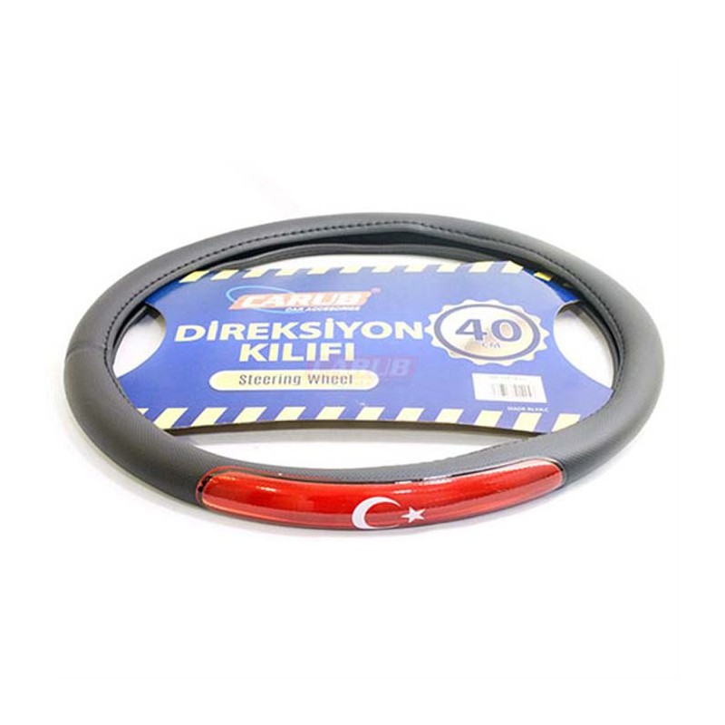 DİREKSİYON KILIFI 40CM FOSFORLU TÜRK BAYRAKLI 1841425 CARUB