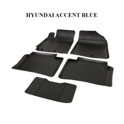 PASPAS 4D KAUÇUK ORJİNAL MODEL HYUNDAI ACCENT BLUE SİYAH 9148-001 İTİB