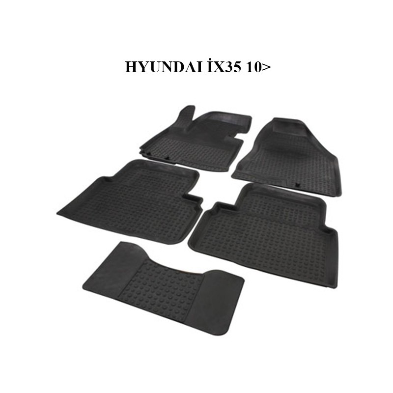 PASPAS 4D KAUÇUK ORJİNAL MODEL HYUNDAI İX35 2010 SONRASI SİYAH 9132-00
