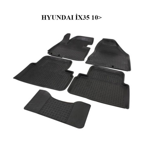 PASPAS 4D KAUÇUK ORJİNAL MODEL HYUNDAI İX35 2010 SONRASI SİYAH 9132-00