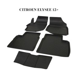 PASPAS 4D KAUÇUK ORJİNAL MODEL CITROEN C ELYSEE 2012 SONRASI SİYAH 914