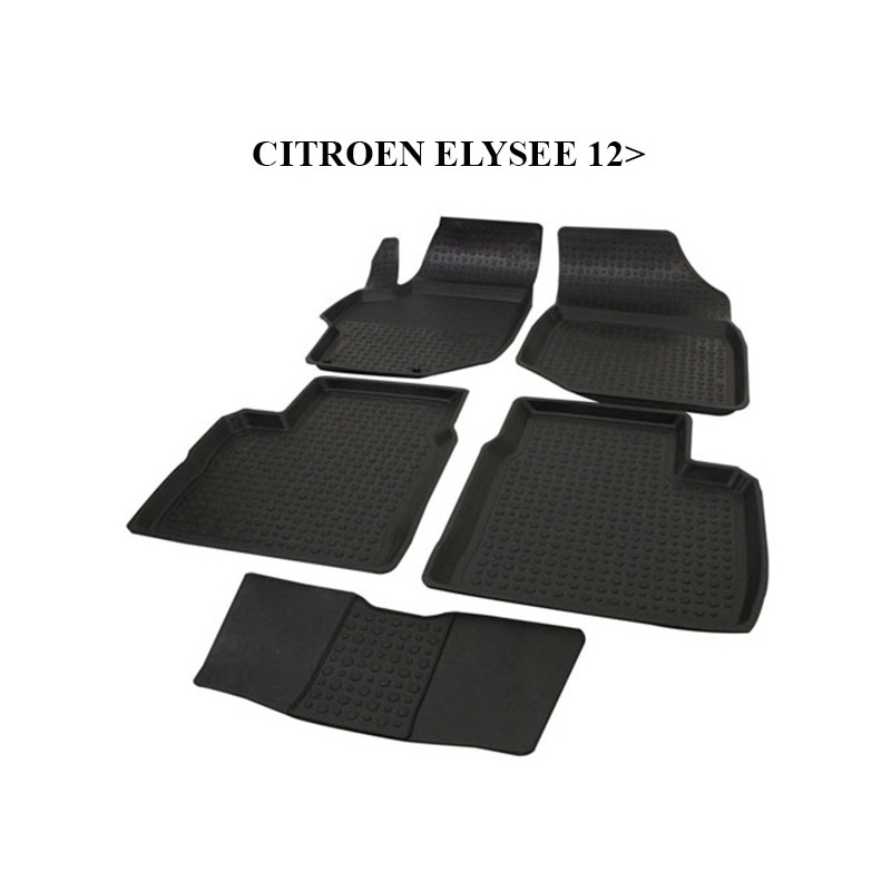 PASPAS 4D KAUÇUK ORJİNAL MODEL CITROEN C ELYSEE 2012 SONRASI SİYAH 914