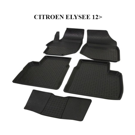 PASPAS 4D KAUÇUK ORJİNAL MODEL CITROEN C ELYSEE 2012 SONRASI SİYAH 914