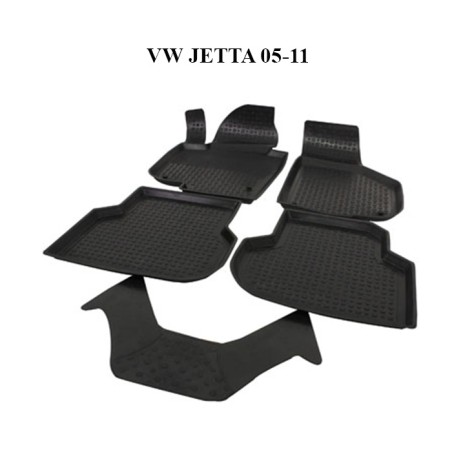 PASPAS 4D KAUÇUK ORJİNAL MODEL VW JETTA 2005 2011 SİYAH 9114-001 İTİBA