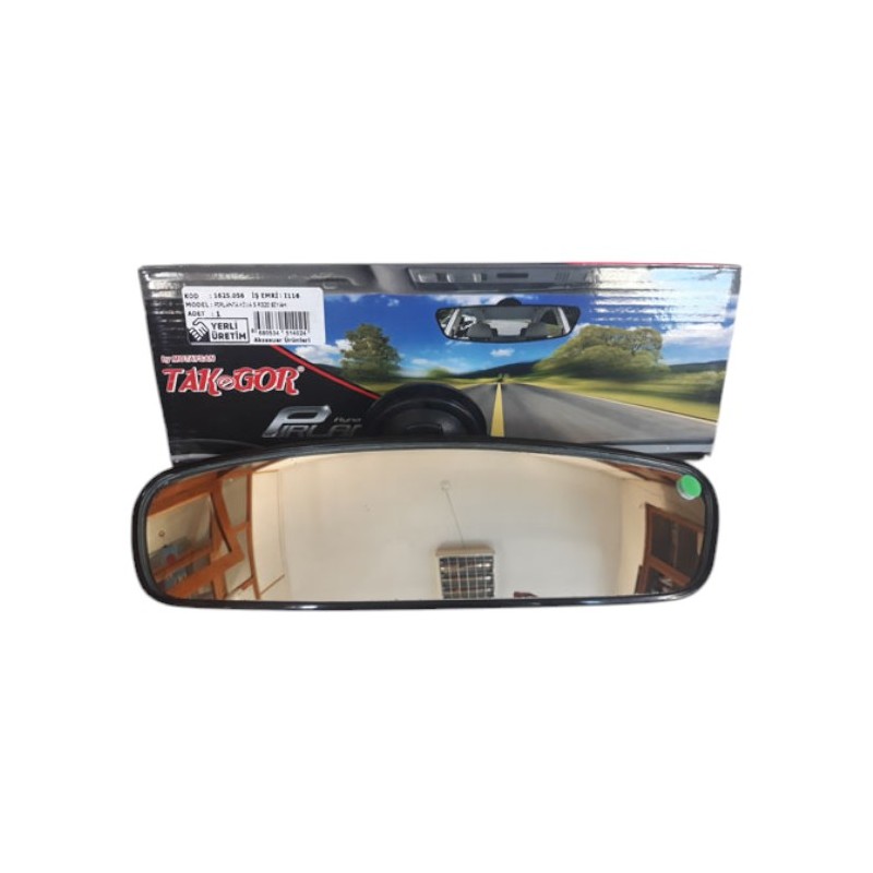 AYNA İÇ DİKİZ VANTUZLU KİVA 5 PIRLANTA 249X64MM R320 NORMAL SİYAH 1 62