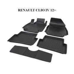 PASPAS 4D KAUÇUK ORJİNAL MODEL RENAULT CLİO 4 12 SONRASI SİYAH İTİBAR